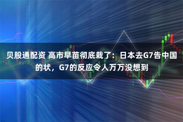 贝股通配资 高市早苗彻底栽了：日本去G7告中国的状，G7的反应令人万万没想到
